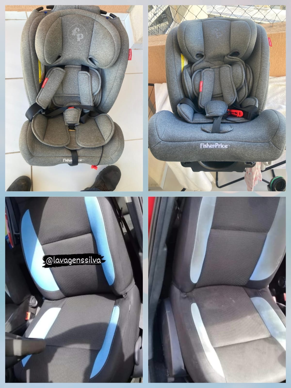 Antes e Depois da Higienização Automotiva